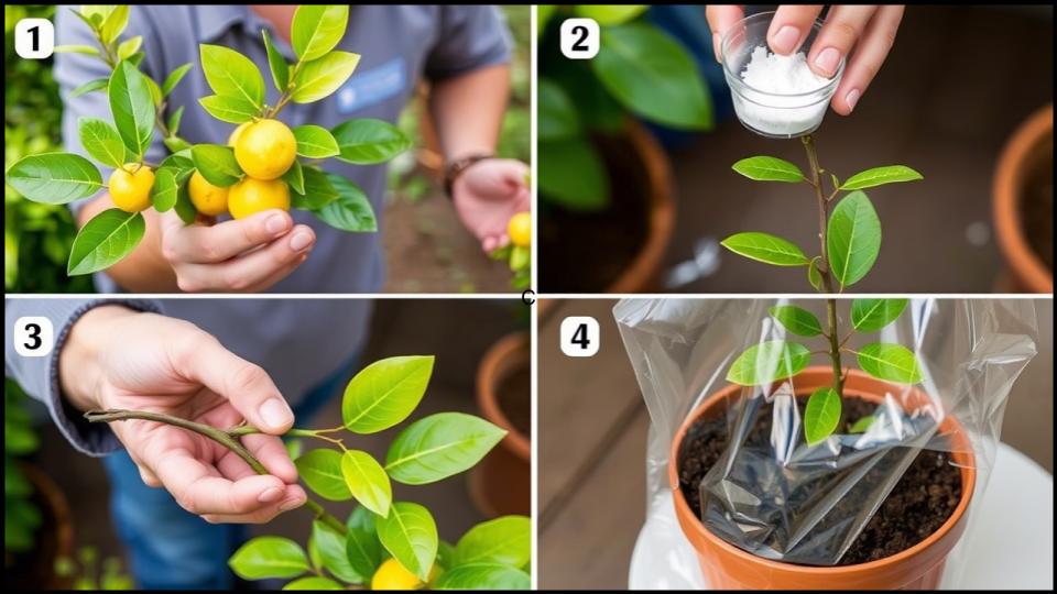 Propagate a Lemon Tree: Your Guide to a Lifetime of Homegrown Citrus 3 Branch to Budding Plant