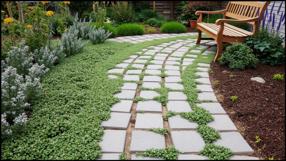13 Gorgeous Paver Projects That Cost Less Than You Think 2 Classic Garden Path