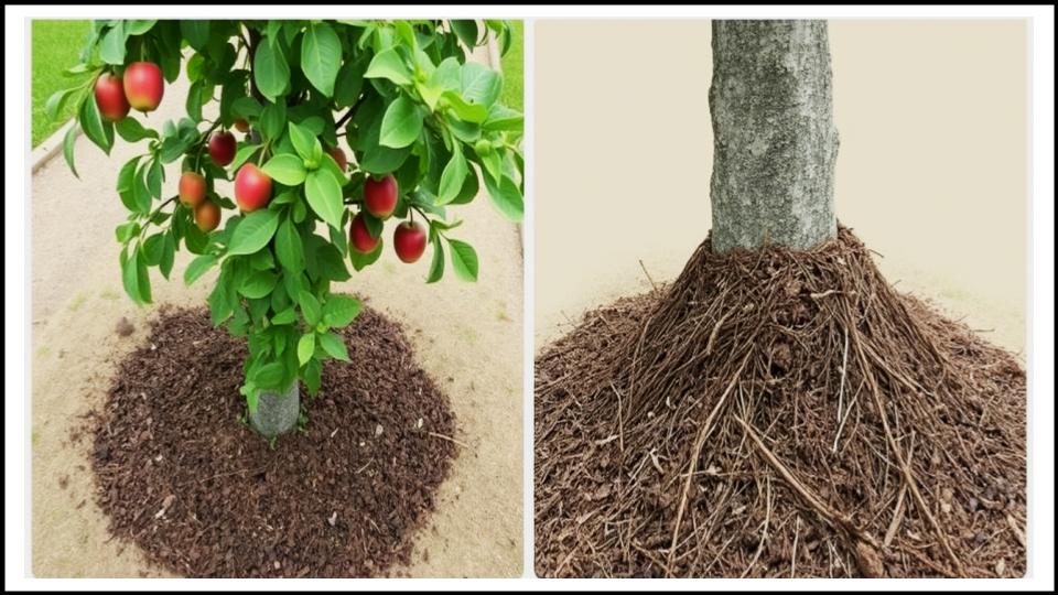 10 Fruit Tree Mistakes That Could Kill Your Harvest—And How to Fix Them 4 Creating a Mulch Volcano