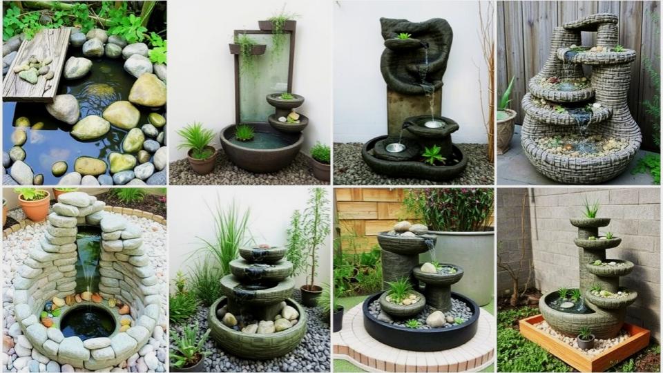 These 15 Garden Water Features Will Make You Fall in Love with Your Garden Again 4 DIY Water Feature Ideas