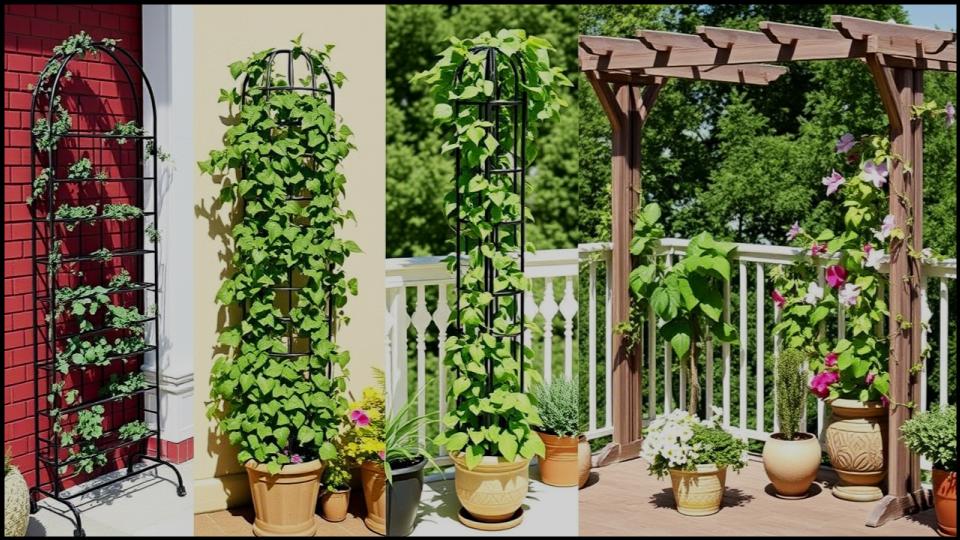 9 Climbing Plants That Turn Pots into Vertical Garden Masterpieces. 12 Essential Support Structures