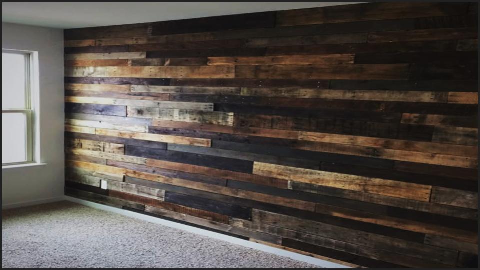Reclaimed Wood Feature Wall