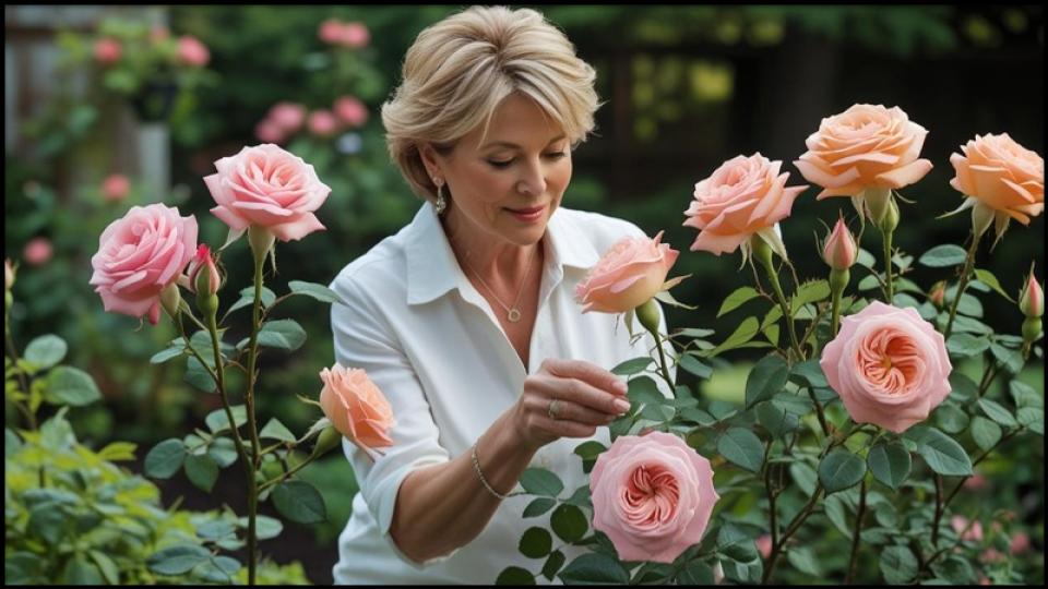 Martha Stewart hybrid tea roses