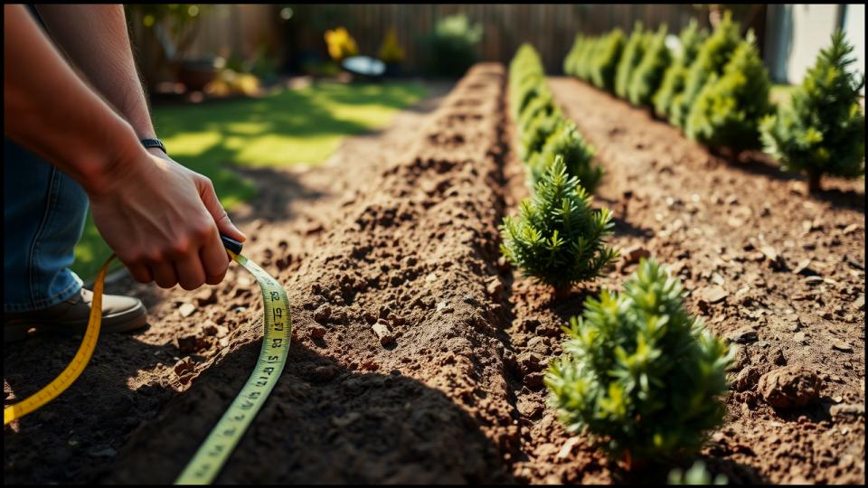 14 Fast-Growing Hedges That Block Nosy Neighbors Naturally 2 proper spacing of young hedge plants