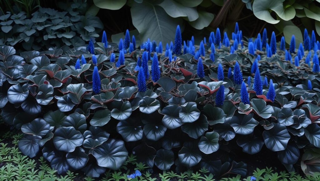 Beyond the Lawn: 8 Unique Ground Cover Plants That Thrive Annually 3 'Black Scallop' with its dark, glossy foliage