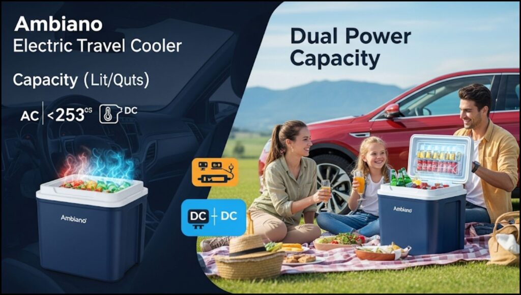 Consumer Demand Surges for Eight Key Aldi Finds This August 2 Features of the Ambiano Electric Travel Cooler