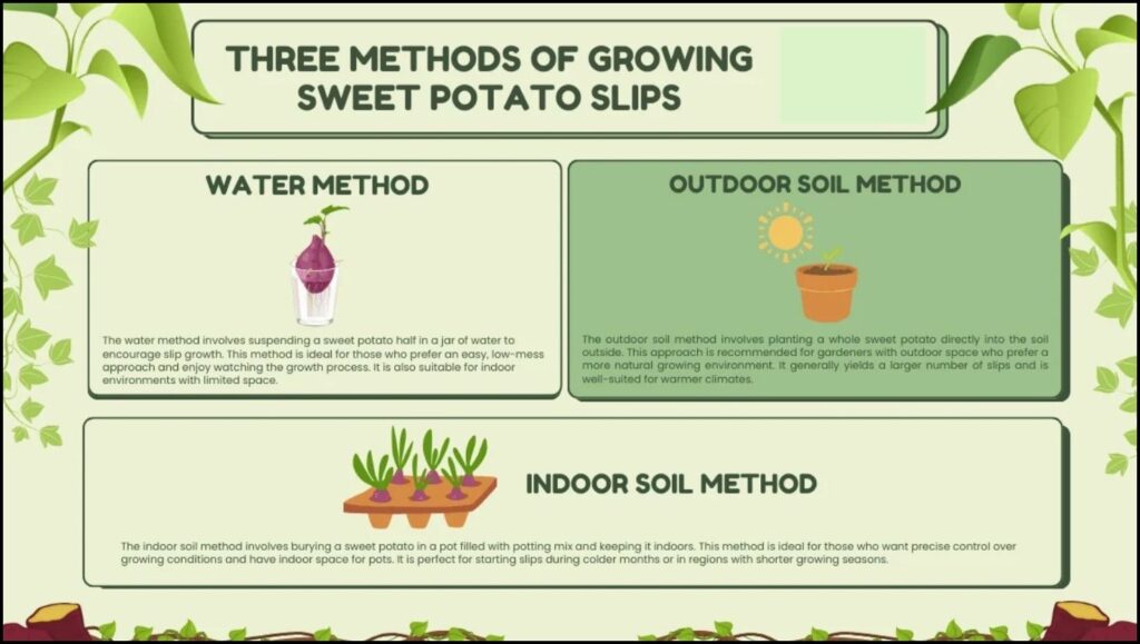 Simple Tips for a Bountiful Harvest: Growing Sweet Potatoes in Pots 3 Growing Sweet Potato Slips