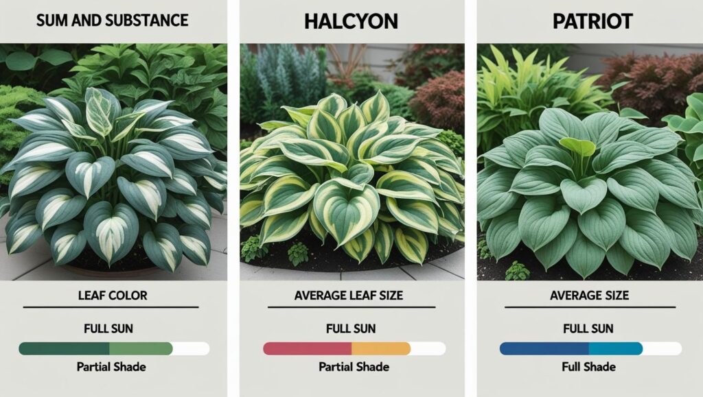 7 Colorful Shade-Loving Perennials to Brighten Up Your Garden Spaces 2 Hosta varieties