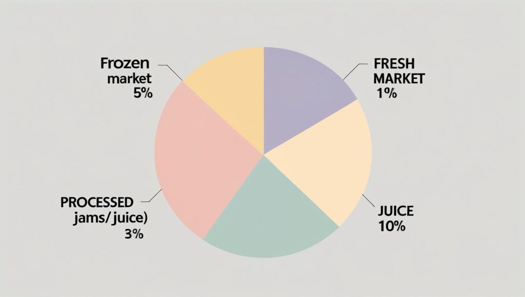 The Delicate Dominance of a Niche Fruit: Where the World Gets Most of Its White Currants 2 Primary uses of Polish white currants