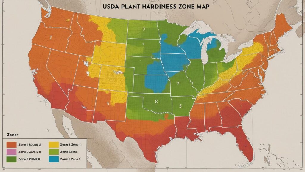For Gardeners, Finding the Ideal Place to Plant Peonies Is Key to Decades of Blooms 2 USDA Plant Hardiness Zone map of the US