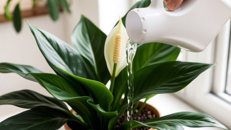 How Often Should You Water a Peace Lily? Experts Advise- 'Check the Soil, Not the Calendar' 1 Watering peace lily