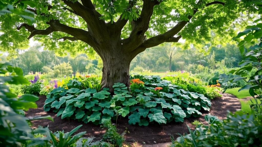 9 Unique Around-Tree Flower Bed Ideas to Transform Your Garden Design 1 Around-Tree Flower Bed Ideas