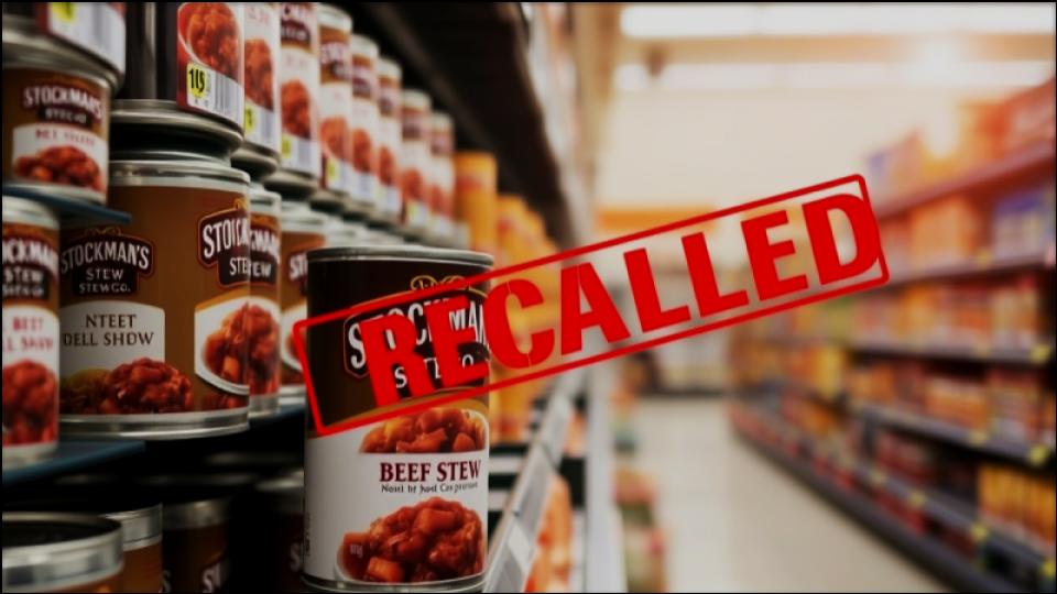 Canned Beef Stew Recalled