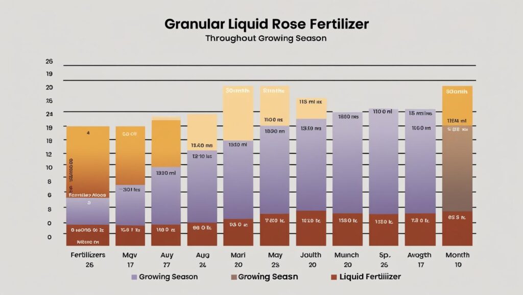 comparing a typical rose fertilizer schedule