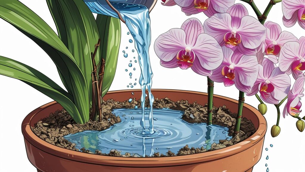 A Guide to How to Make Your Orchid Bloom Again 2 correct way to water an orchid