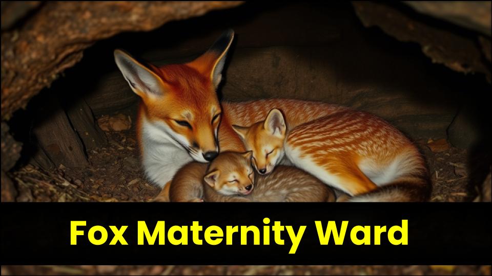 Woman’s Garage Becomes Fox Maternity Ward, Underscoring Rise in Urban Wildlife 1 Fox Maternity Ward