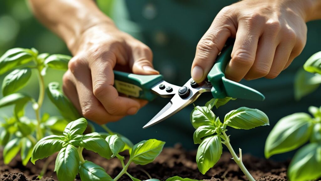 The Gardener's Guide: How to Cut Basil Leaves from a Plant for a Bushier, More Productive Harvest 1 How to Cut Basil Leaves from a Plant