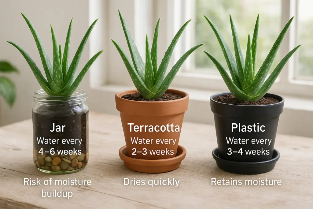 How Often Should You Water an Aloe Vera Plant? Experts Say Less Is More 2 key factors that influence aloe vera
