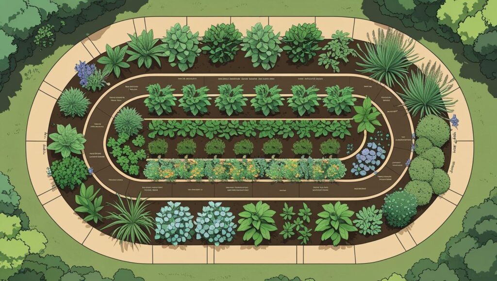 9 Creative Island Flower Beds to Enhance Your Landscape Style 2 kidney-shaped flower bed