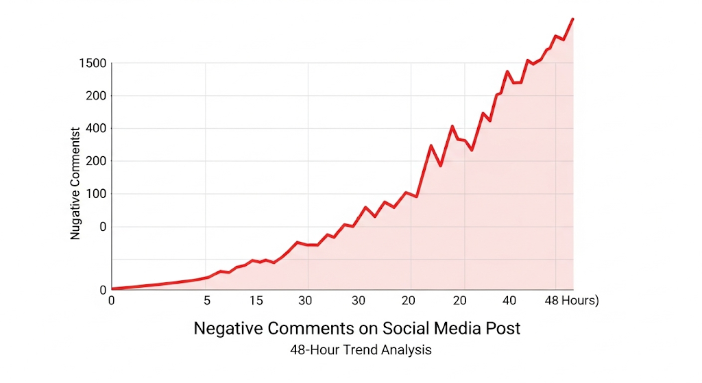 negative comments on the resident's social media post