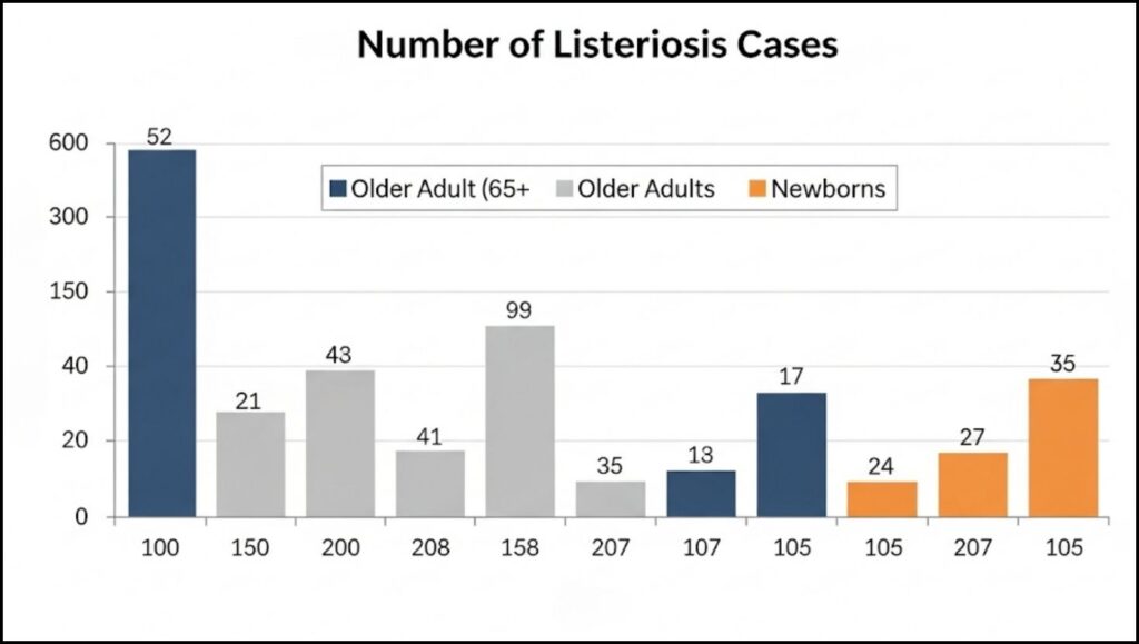 Massive Ice Cream Recall Over Listeria Impacts 23 States 2 number of listeriosis cases