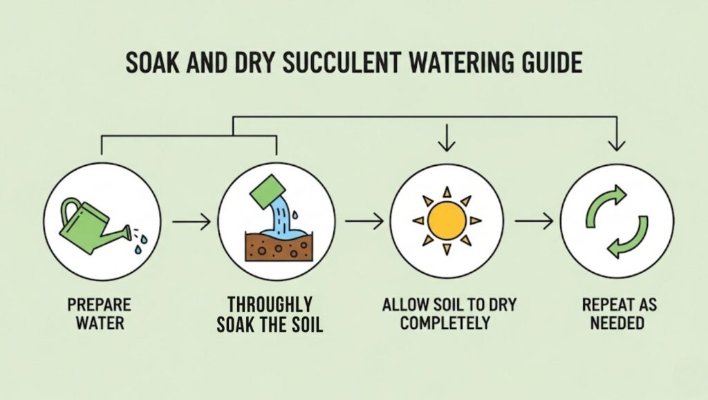How Often You Should Water an Aloe Plant? Experts Explain the Key Factors 3 soak and dry watering method for succulents