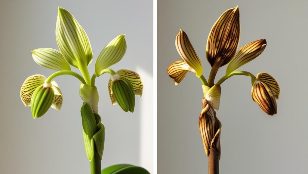 A Guide to How to Make Your Orchid Bloom Again 3 two methods for cutting an orchid spike after blooming