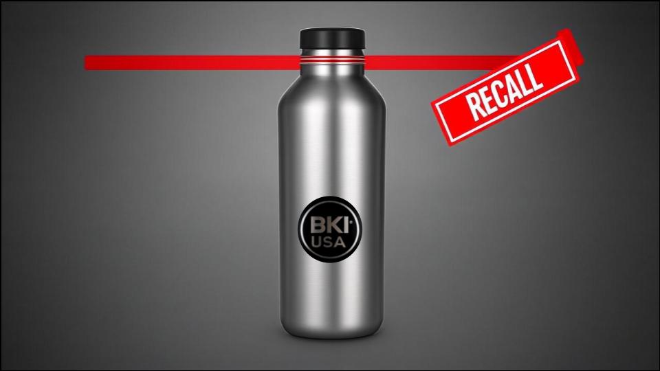 Urgent Water Bottle Recall Issued for Stainless Steel Models Due to Laceration Hazard 1 Water Bottle Recall