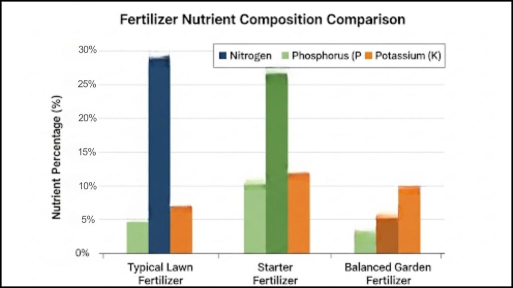 The Critical Mistake of Fertilizing Too Soon After Overseeding 2 Fertilizer Nutrient Composition Comparison