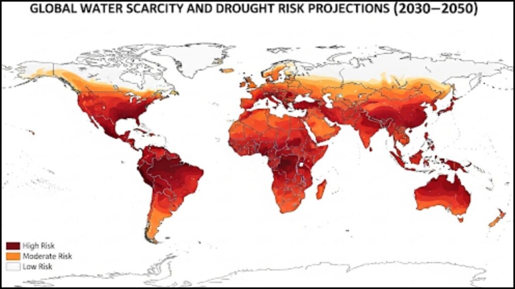 The Growing Imperative for Water Conservation and Drought-Tolerant Shrubs 2 Global Water Scarcity and Drought Risk Projections