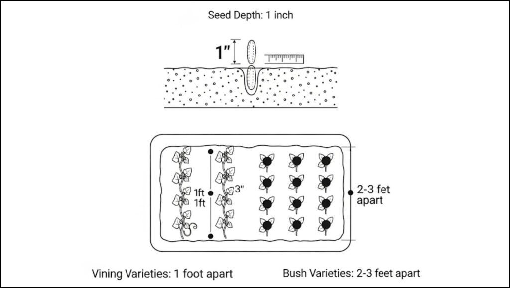 How to Start Growing Cucumbers at Home 2 correct planting depth for a cucumber seed