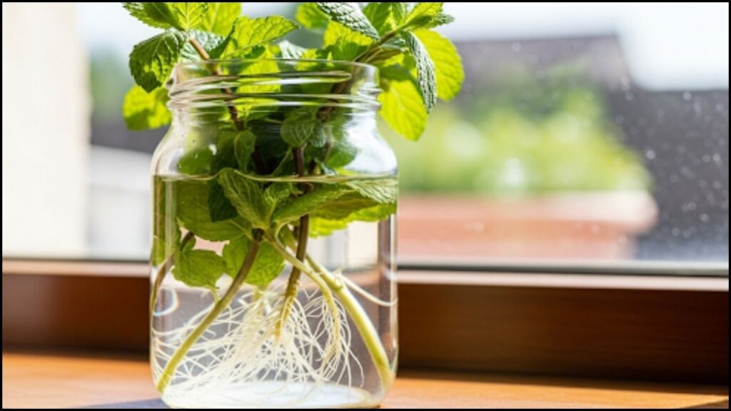 Growing Mint in Water