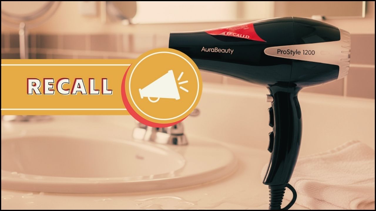 Hair Dryers Recalled