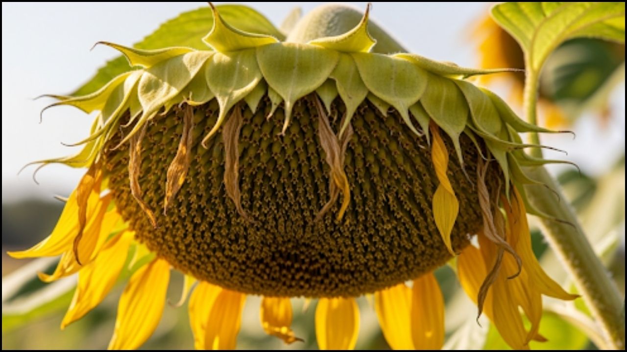 Harvest Sunflower Seeds