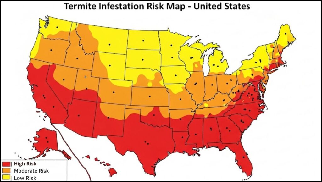 The Professional Methods Required to Eliminate Termites and Prevent Their Return 3 highest risk zones for termite infestations,