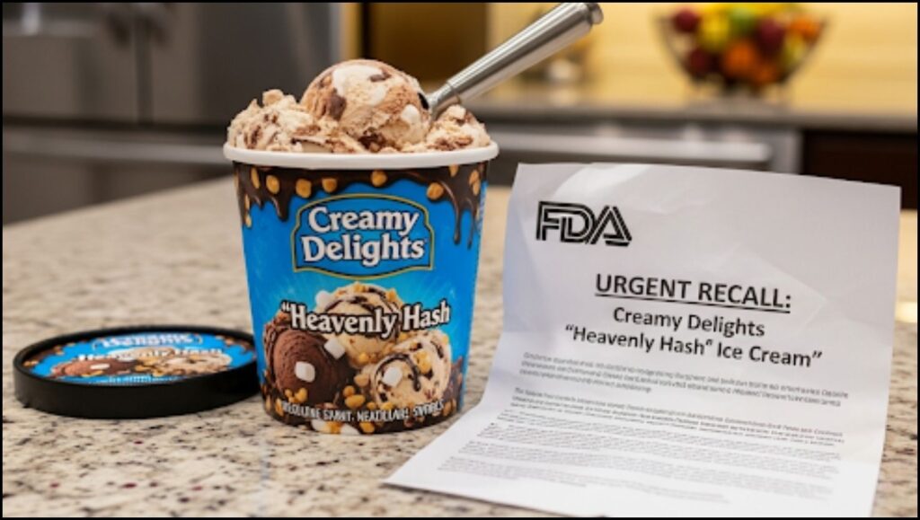 Urgent Ice Cream Recall Issued for Creamy Delights Product Over Undeclared Peanut Allergen 1 Ice Cream Recall