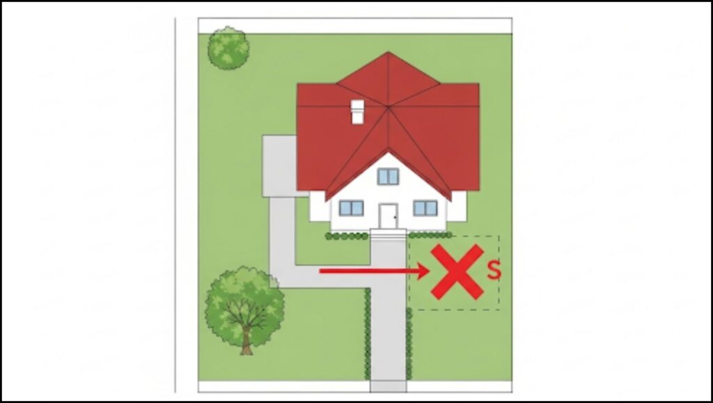 ideal south-facing location