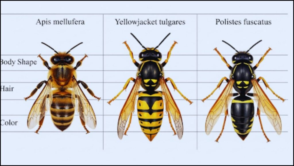 physical characteristics of a honeybee