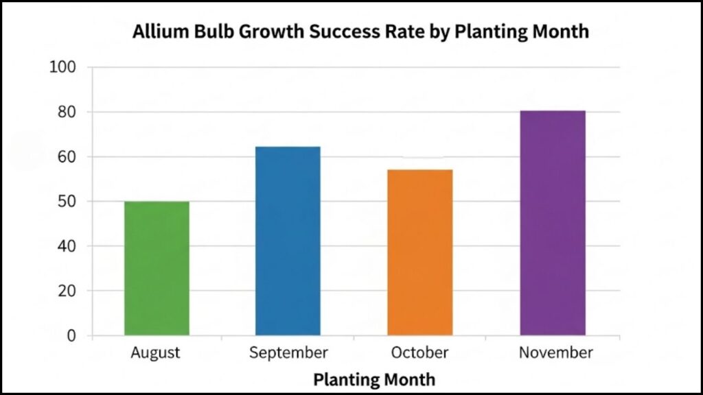 Allium Bulb Planting Window Nears for Optimal Spring Blooms 2 success rate of allium bulb growth