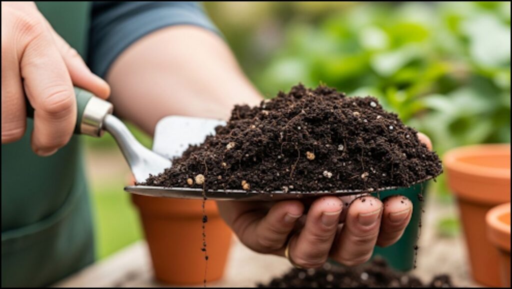 Use Old Potting Soil