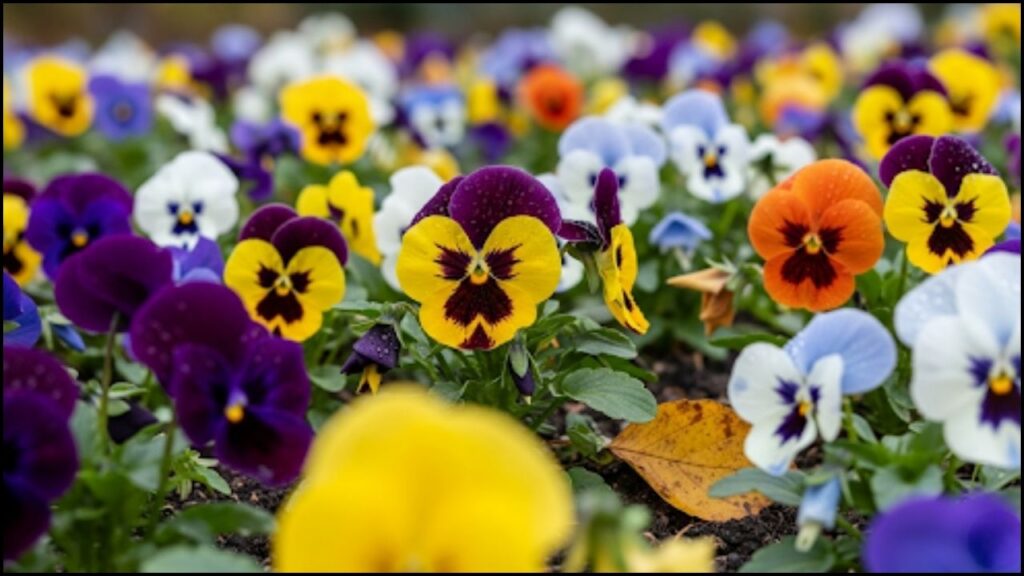 Late-Season Gardening: Eight Fast-Growing Plants That Thrive for Autumn Color 2 variety of colorful pansies and violas blooming