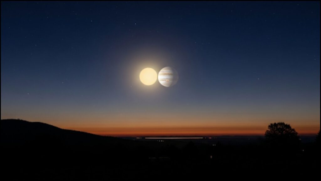 How to Watch the Rare Venus Jupiter Conjunction Lighting Up the Pre-Dawn Sky 1 Venus Jupiter Conjunction