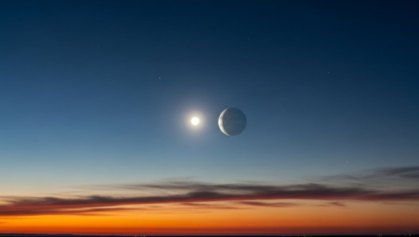 Venus-Jupiter Conjunction