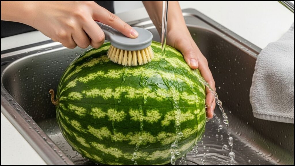 Wash Watermelon